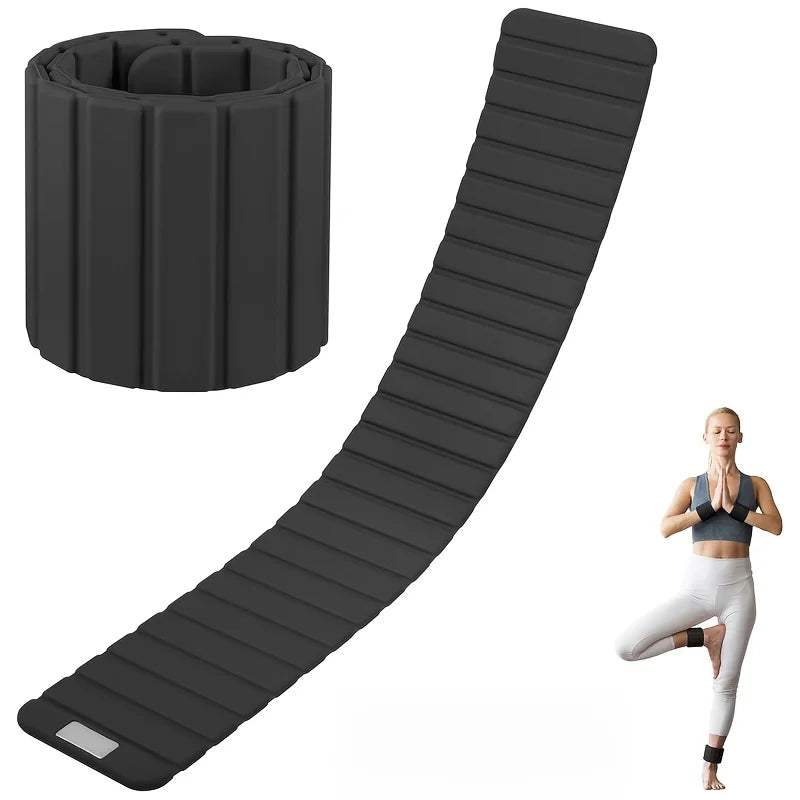 New Magnetic Wrist Weights, 1 Kg Ankle Weights for Women Men, 2 Pack Stackable, Ideal for Jogging/Yoga & More, Great Gift Idea