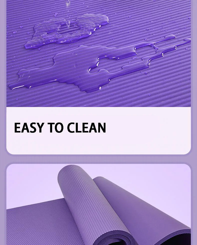 Yoga Mat with A Thickness of 20mm Anti Slip Pilates Fitness Mat Environmentally Friendly Tear Resistant WOMEN&