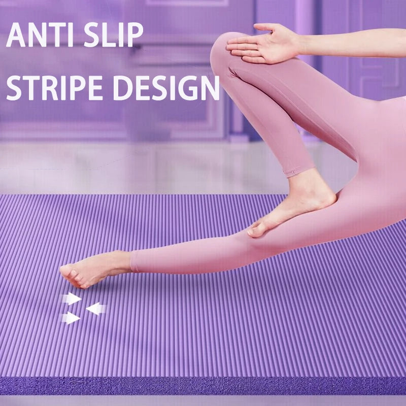 Yoga Mat with A Thickness of 20mm Anti Slip Pilates Fitness Mat Environmentally Friendly Tear Resistant WOMEN&
