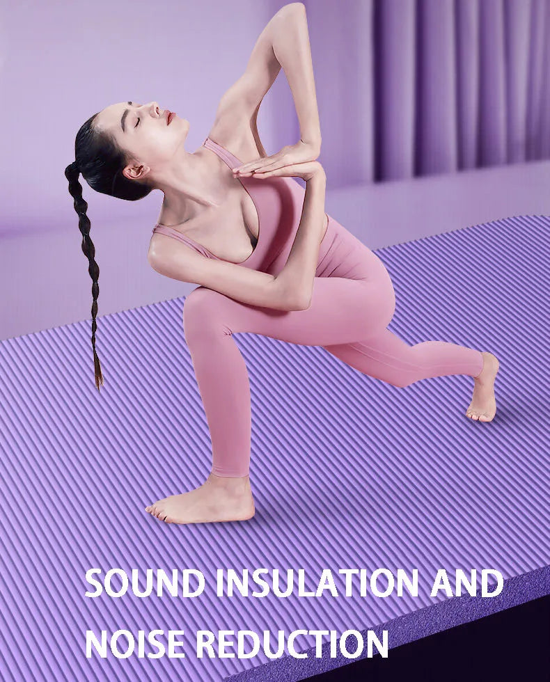 Yoga Mat with A Thickness of 20mm Anti Slip Pilates Fitness Mat Environmentally Friendly Tear Resistant WOMEN&
