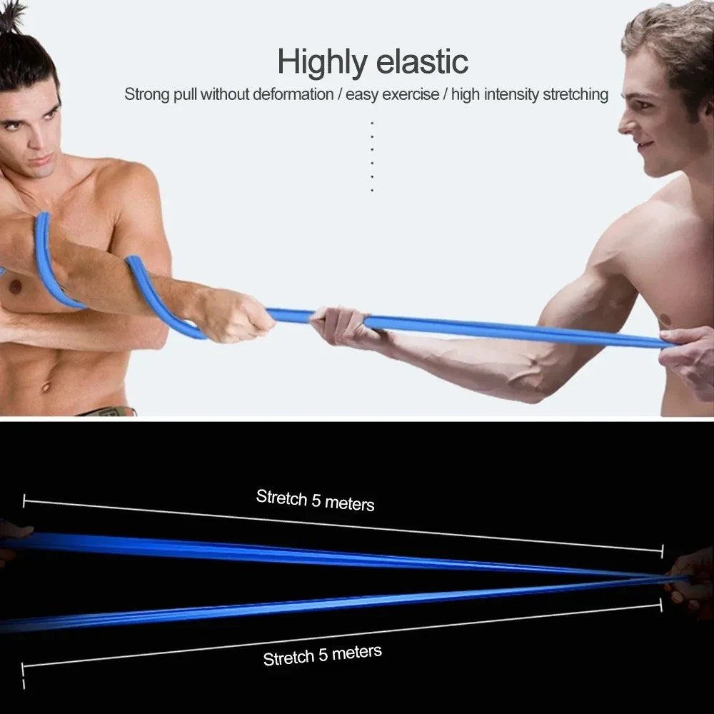 Resistance Bands Portable Yoga Pilates Hip Circle Workout Bands Latex Tension Gym Home Strength Training Fitness Belt
