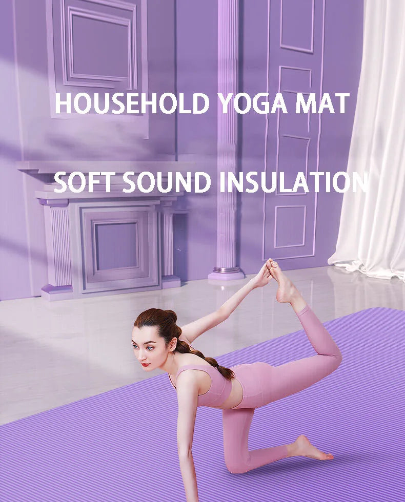 Yoga Mat with A Thickness of 20mm Anti Slip Pilates Fitness Mat Environmentally Friendly Tear Resistant WOMEN&