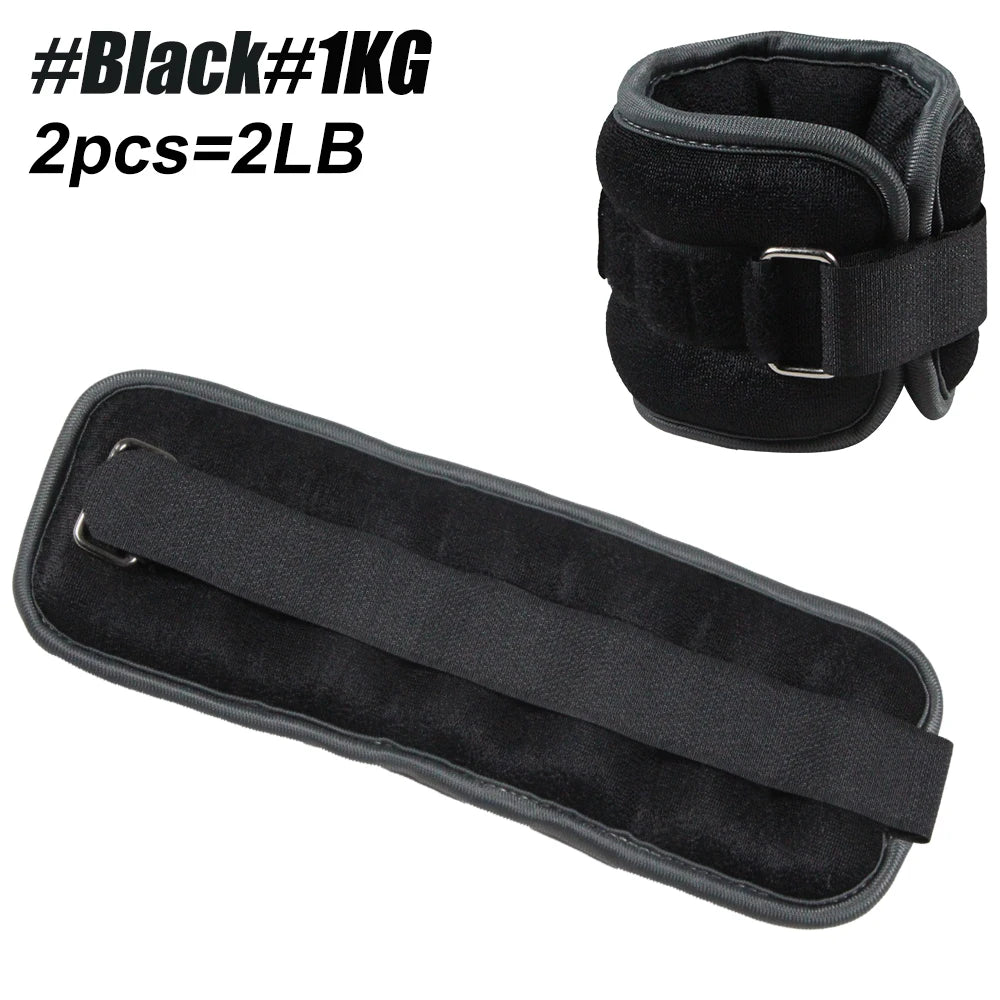 1 Pair Ankle Wrist Weights (0.25kg/0.5kg Each Pack) for Women Men, New Arm Leg Weights Set with Adjustable Straps for Exercise