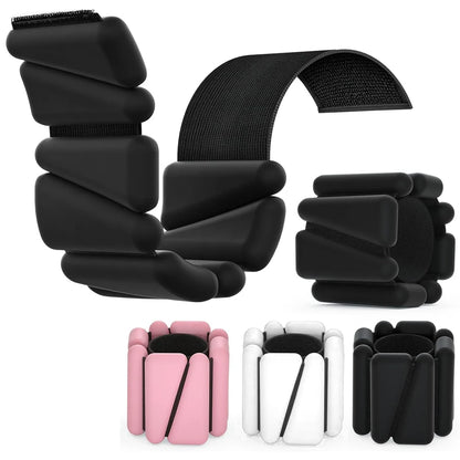1Pair Ankle Weights for Women,2 lbs/4 lbs Adjustable Wrist Arm Weights for Women &amp; Men Yoga Training Walking Jogging Aerobics