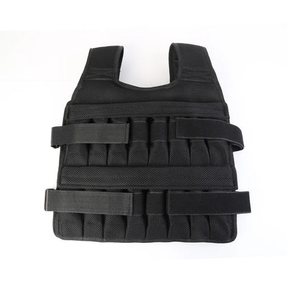 3/15/50kg Loading Weight Vest Adjustable Weighted Training Exercise Waistcoat Jacket Sand Clothing for Running Fitness Equipment