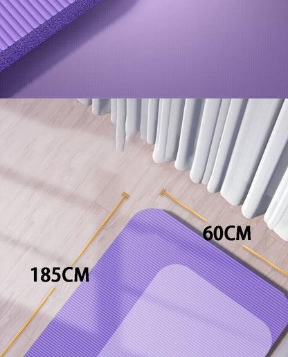 Yoga Mat with A Thickness of 20mm Anti Slip Pilates Fitness Mat Environmentally Friendly Tear Resistant WOMEN&