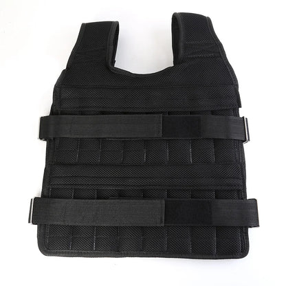3/15/50kg Loading Weight Vest Adjustable Weighted Training Exercise Waistcoat Jacket Sand Clothing for Running Fitness Equipment