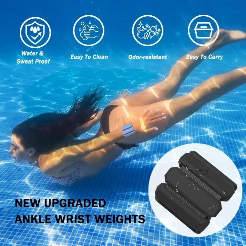 Wrist &amp; Ankle Weights for Women Men Adjustable Arm &amp; Leg Weights Wearable Weighted Bracelet for Yoga Running Cardio Gym Workouts