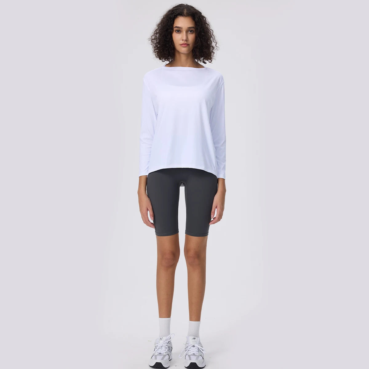 Yoga Long Sleeve Workout Top Running Clothes Physical Shirts &amp; Blouses Top Fitness Loose T-shirt Clothing Sportswear Woman Gym