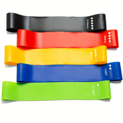 Resistance Bands 5 Levels 10-40LB Elastic Workout Bands for Yoga,Pilates,Strength Train,Home Gym Fitness,Physical for Women Men