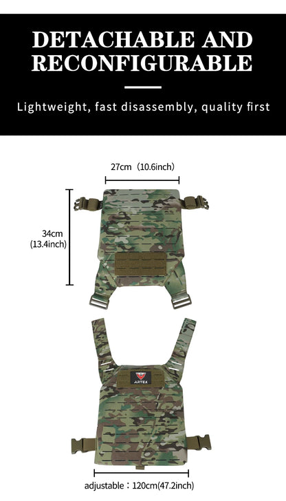 ARTEX Simple Weighted Vest Men Womens Weighted Vest for Walking Running Training Rucking Adjustable Weight Vest tactical vests