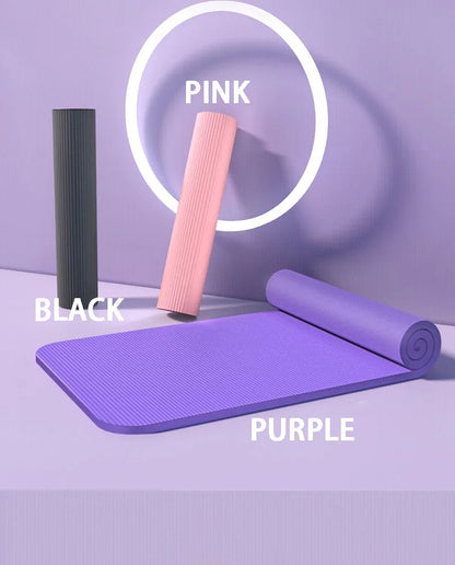 Yoga Mat with A Thickness of 20mm Anti Slip Pilates Fitness Mat Environmentally Friendly Tear Resistant WOMEN&
