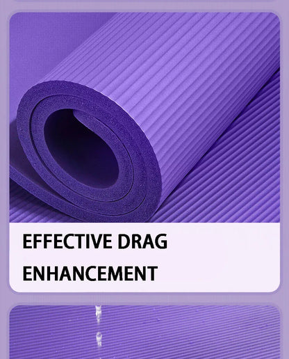 Yoga Mat with A Thickness of 20mm Anti Slip Pilates Fitness Mat Environmentally Friendly Tear Resistant WOMEN&