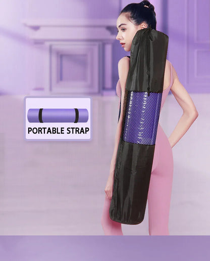 Yoga Mat with A Thickness of 20mm Anti Slip Pilates Fitness Mat Environmentally Friendly Tear Resistant WOMEN&