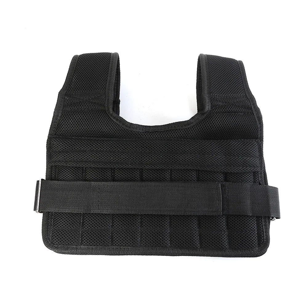 3/15/50kg Loading Weight Vest Adjustable Weighted Training Exercise Waistcoat Jacket Sand Clothing for Running Fitness Equipment