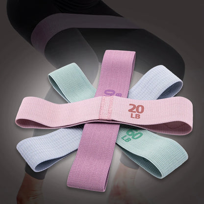 Resistance Bands for Legs and Butt Hip Glute Thigh Booty Bands Elastic Workout Bands Fitness Strips Loops Yoga Gym Equipment