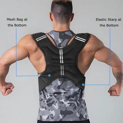 1PCS Weighted Vest for Workout,Strength Training Weight Vest for Men Women,Workout Equipment for Training-3kg/6.6lbs,5kg/11lbs