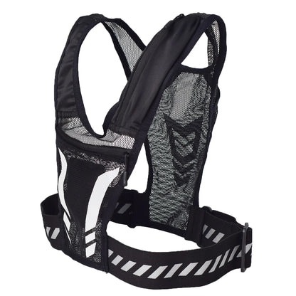 Adjustable Weighted Vest for Running &amp; Fitness, Unisex Workout Vest with Reflective Strips, Breathable Strength Training Jacket