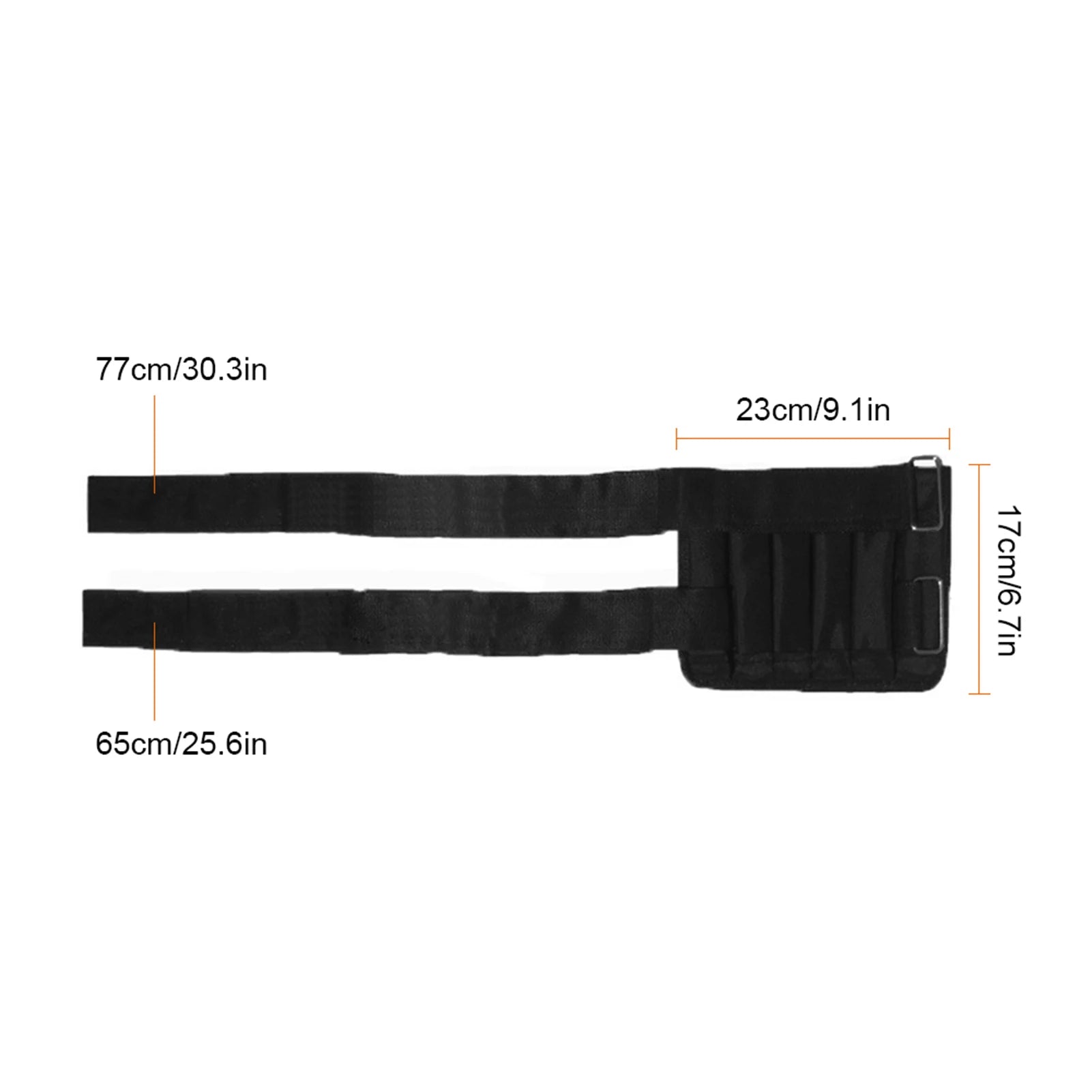 2 Packs  Loading 5/10kg Adjustable Wrist Weighted Oxford Ankle Weighted Exercise Weight Loading Wraps Strength Training (Empty)