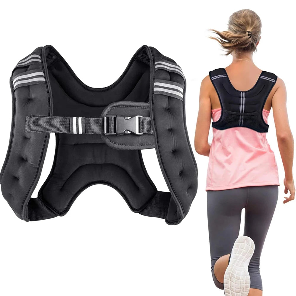1PCS Weighted Vest for Workout,Strength Training Weight Vest for Men Women,Workout Equipment for Training-3kg/6.6lbs,5kg/11lbs
