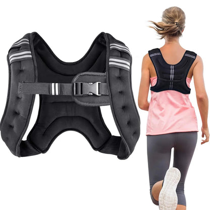 1PCS Weighted Vest for Workout,Strength Training Weight Vest for Men Women,Workout Equipment for Training-3kg/6.6lbs,5kg/11lbs