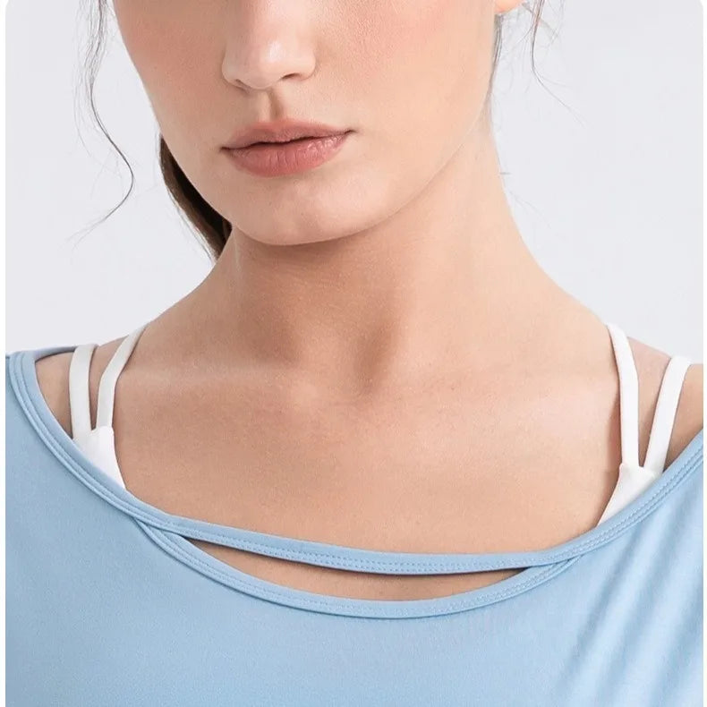 Women Cool Long Sleeve Yoga Cover Up Loose Breathable Fitness Workout Tops for Pilates