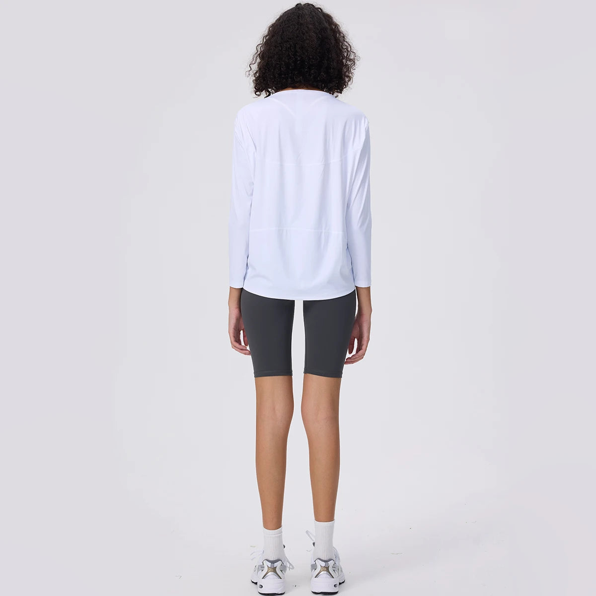 Yoga Long Sleeve Workout Top Running Clothes Physical Shirts &amp; Blouses Top Fitness Loose T-shirt Clothing Sportswear Woman Gym