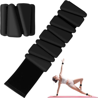 1Pair Ankle Weights for Women,2 lbs/4 lbs Adjustable Wrist Arm Weights for Women &amp; Men Yoga Training Walking Jogging Aerobics